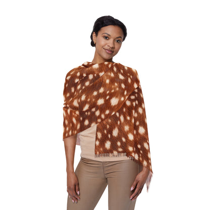 Deer | Fawn Spotted Pattern Lightweight Fashion Scarf