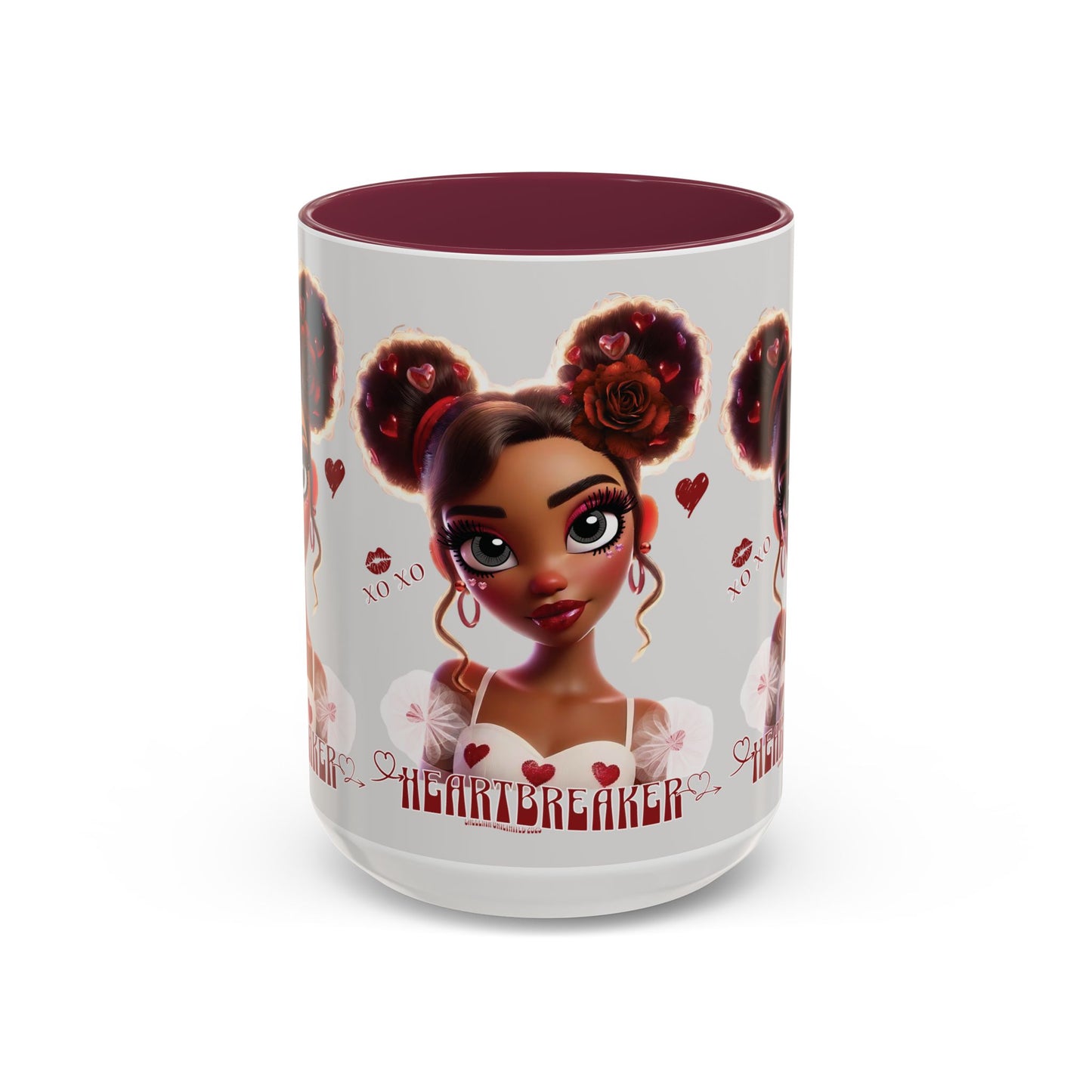 Heartbreaker 3| Ice - Coffee Mug, two-tone, 15 oz (multiple handle colors)
