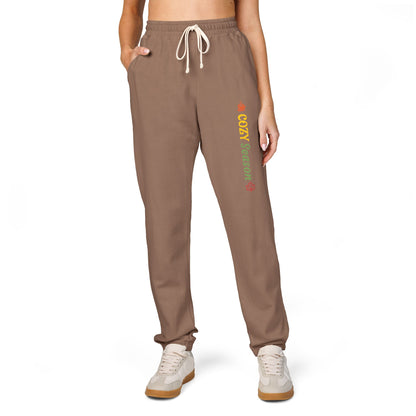 Harvest Haze 9 | "Cozy Season" Vertical Script Garment-Dyed Joggers