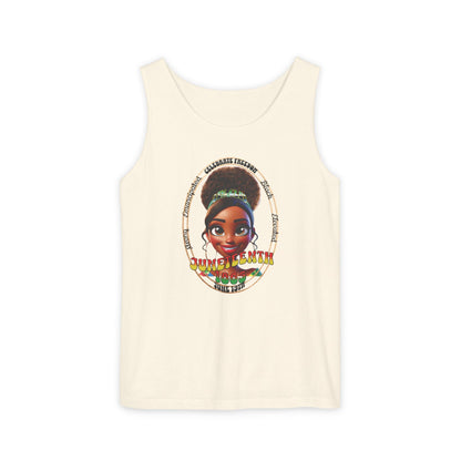 The 92% Club | Juneteenth Celebration Tank Top, front and back design (multiple colors)