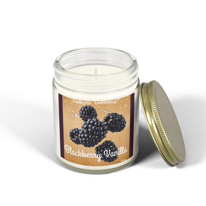 The Cozy Edit6 | Blackberry Vanilla Scented Candle (9oz) — Natural Soy Wax Jar