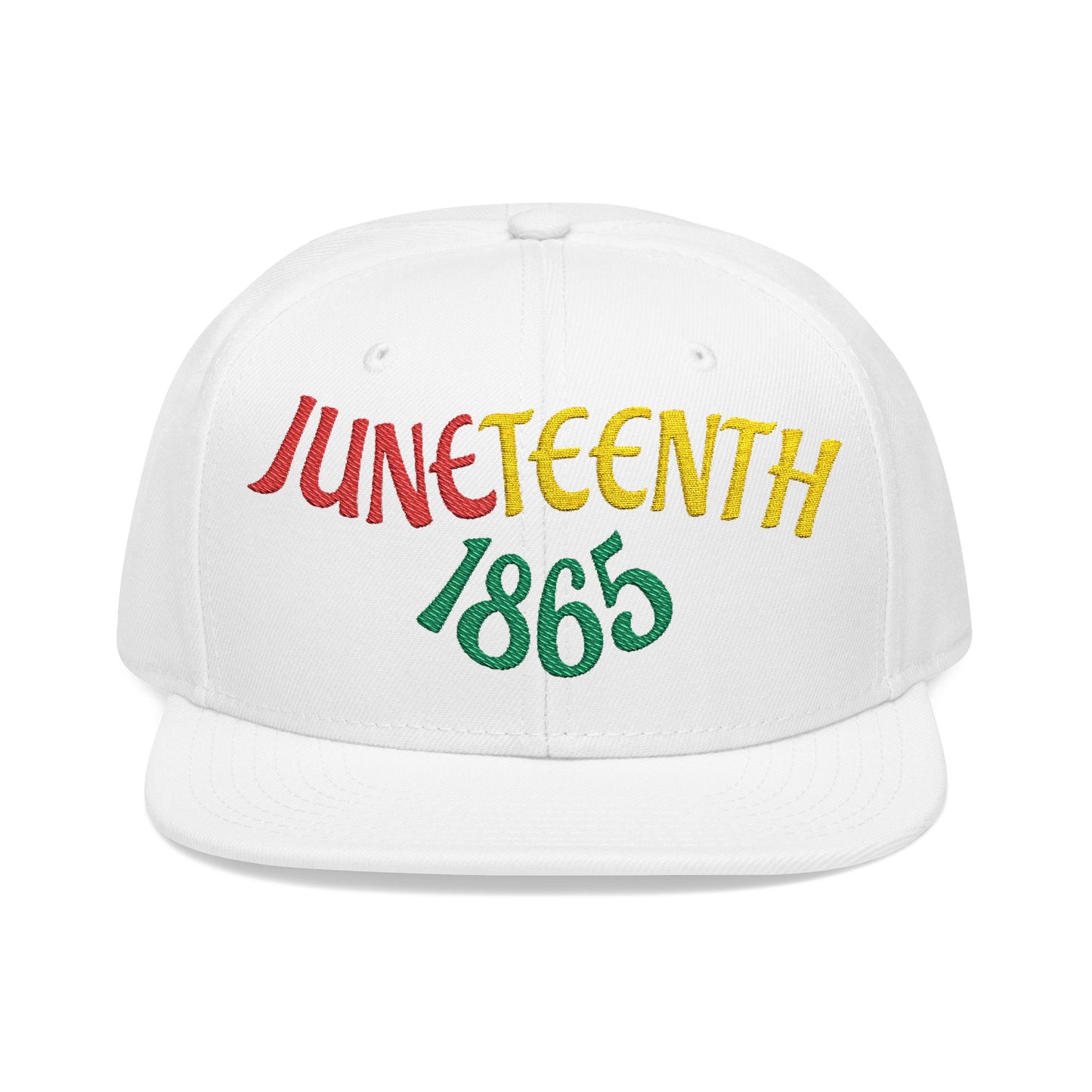 Juneteenth | Embroidered Snapback Hat (black or white)
