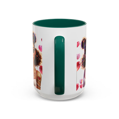Heartbreaker 2 | Marshmallow - Coffee Mug, two-tone, 15 oz (multiple handle colors)