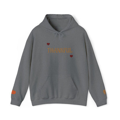 Autumn Harvest 3 | 'Thankful' Gold Embroidered Fall Hoodie (multiple colors)