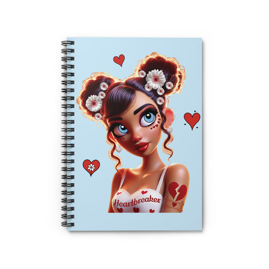 Heartbreaker 1 | Blueberry - Spiral Notebook