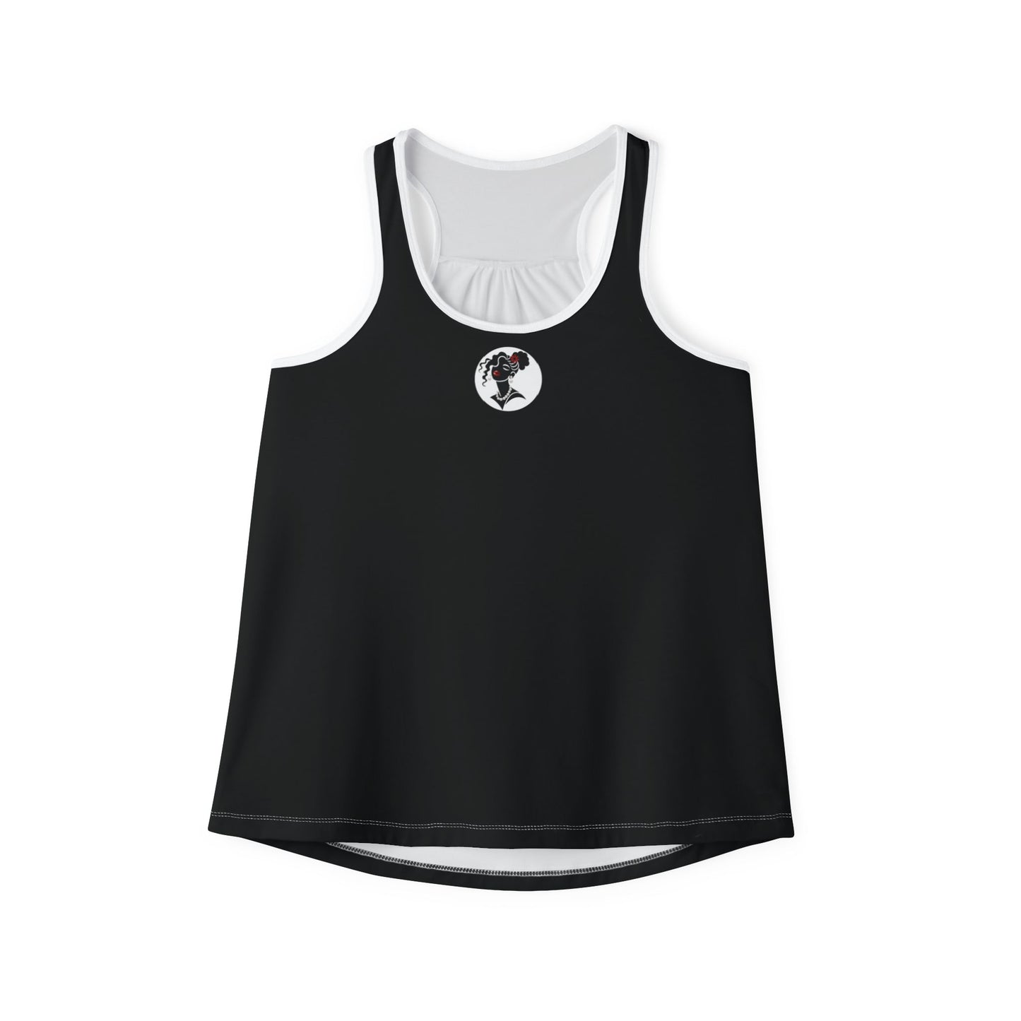 Pearls & Curls5 | Black- Ruby Kiss Ringer Tank (black or white trim)