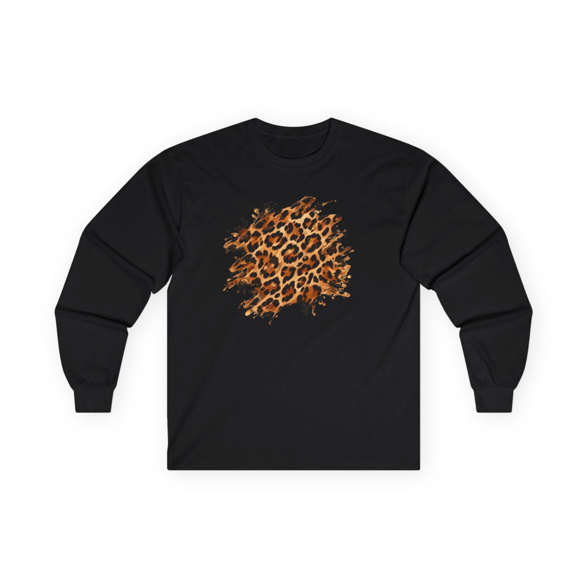Leopard | Leopard Skin Abstract Long Sleeve Tee