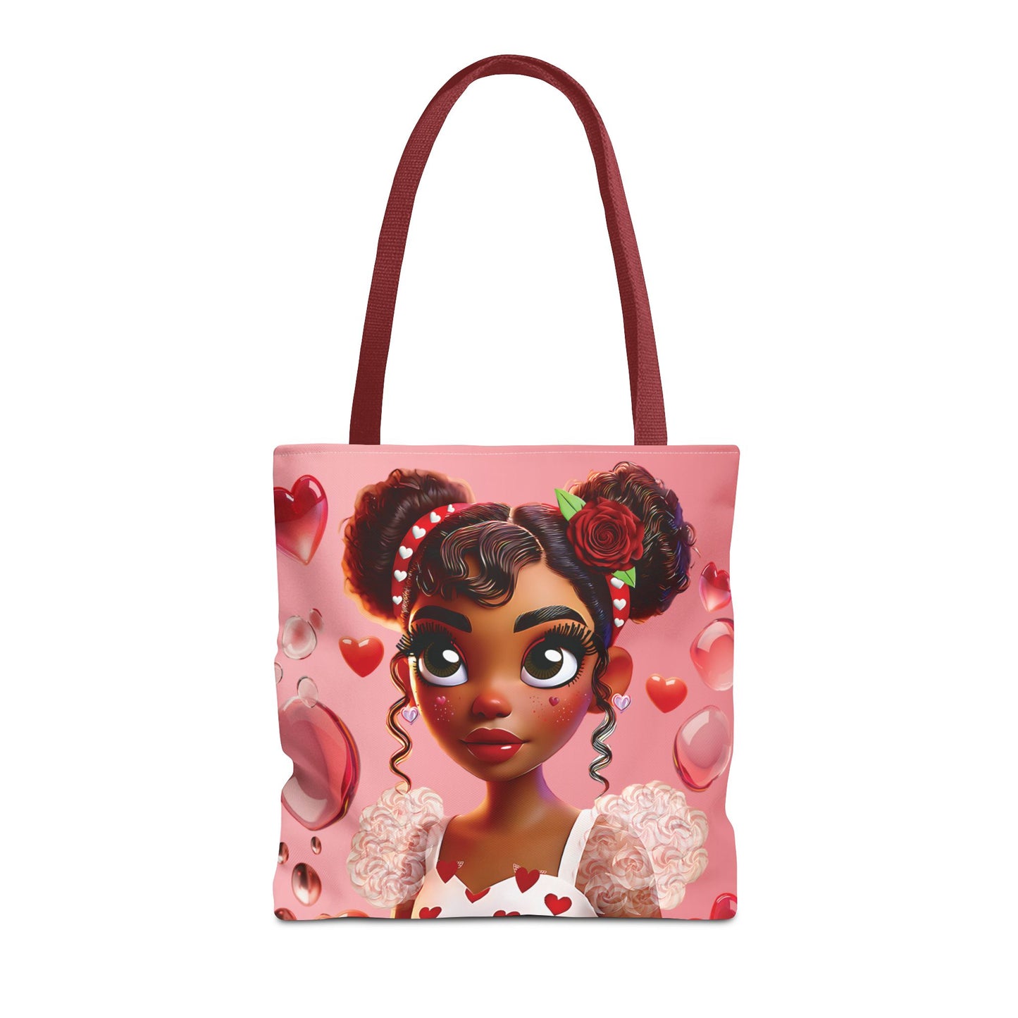 Heartbreaker Girl | Bubblegum - Tote Bag, two-tone (multiple sizes/handle colors)