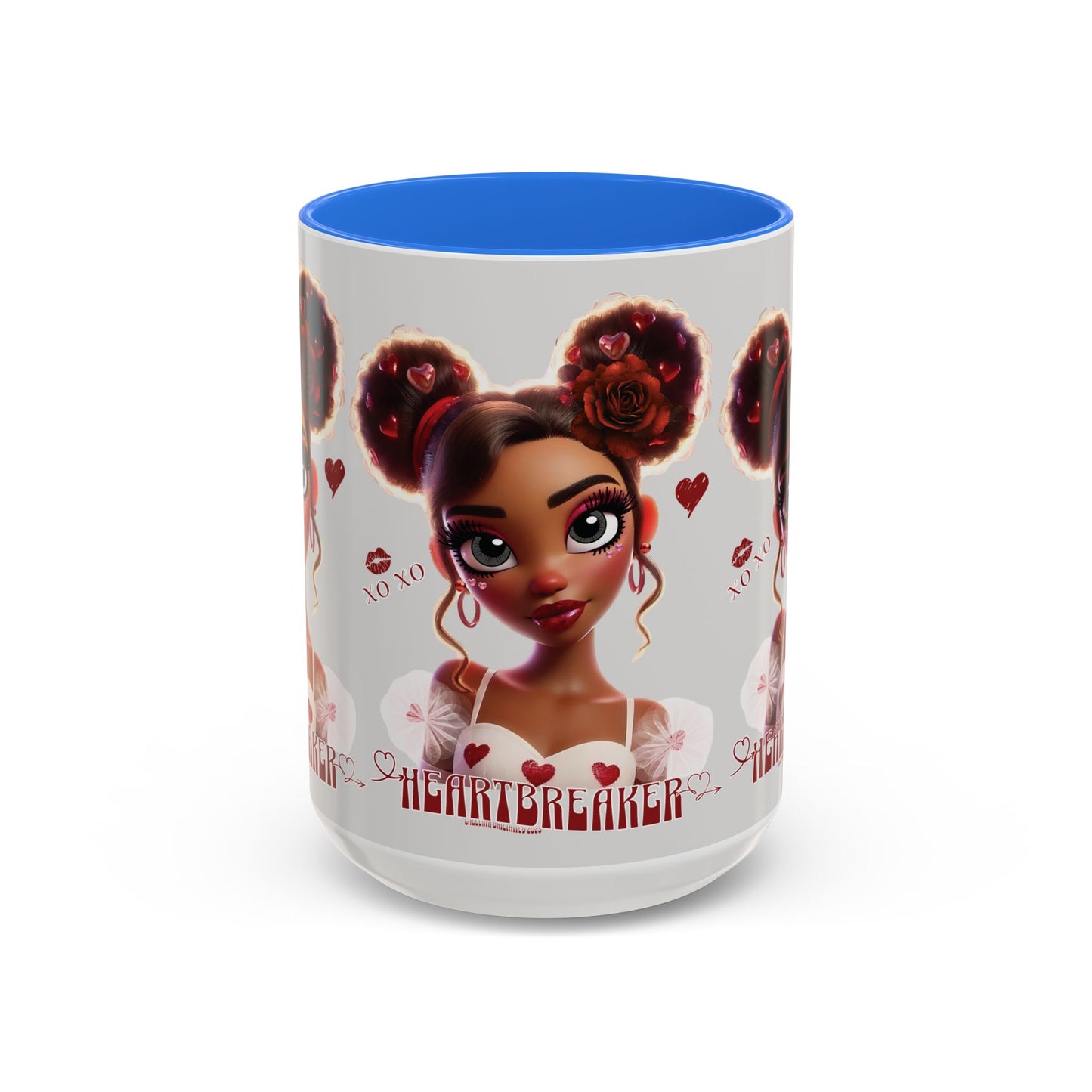 Heartbreaker 3| Ice - Coffee Mug, two-tone, 15 oz (multiple handle colors)