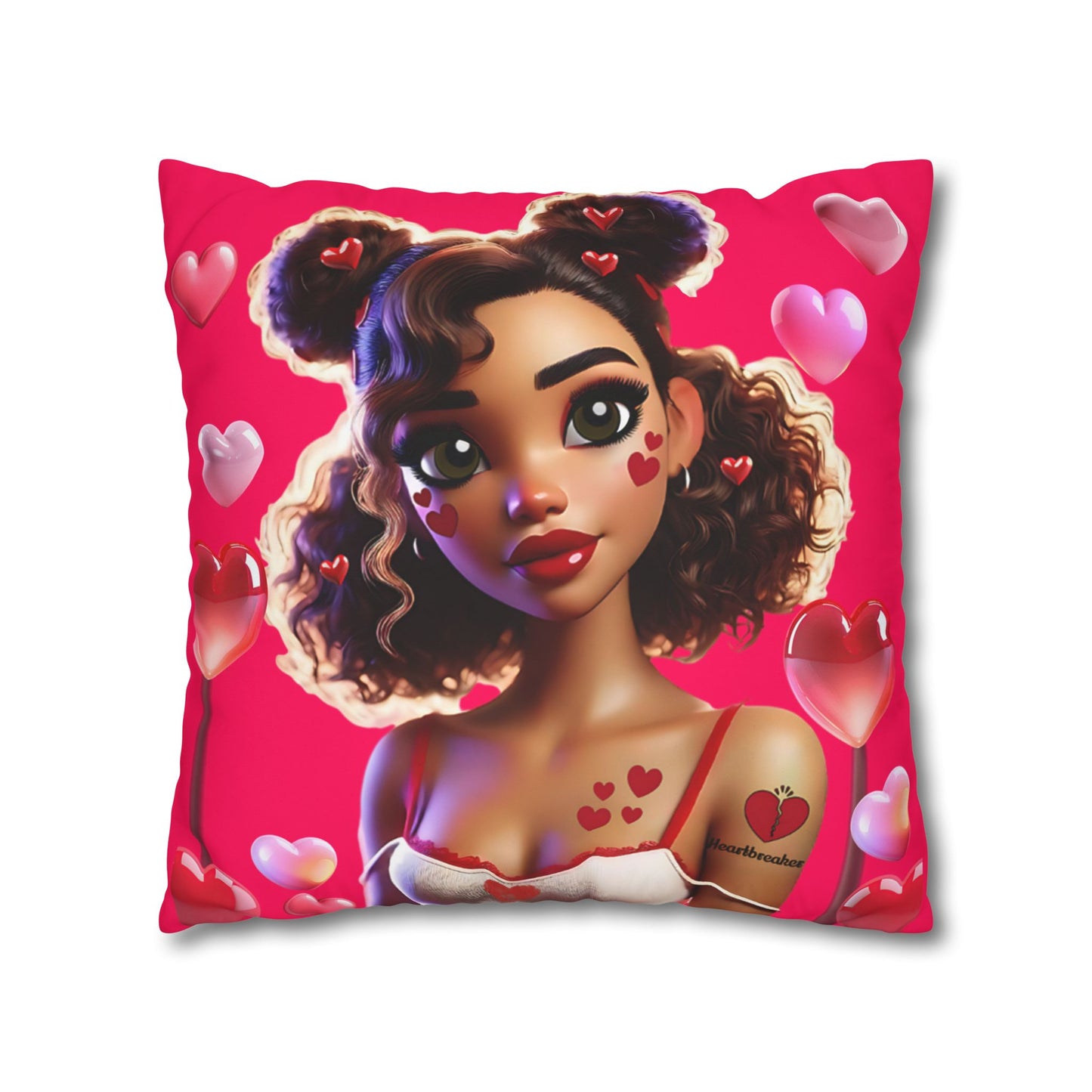 Heartbreaker 2 | Watermelon - Pillowcase, square (multiple sizes)