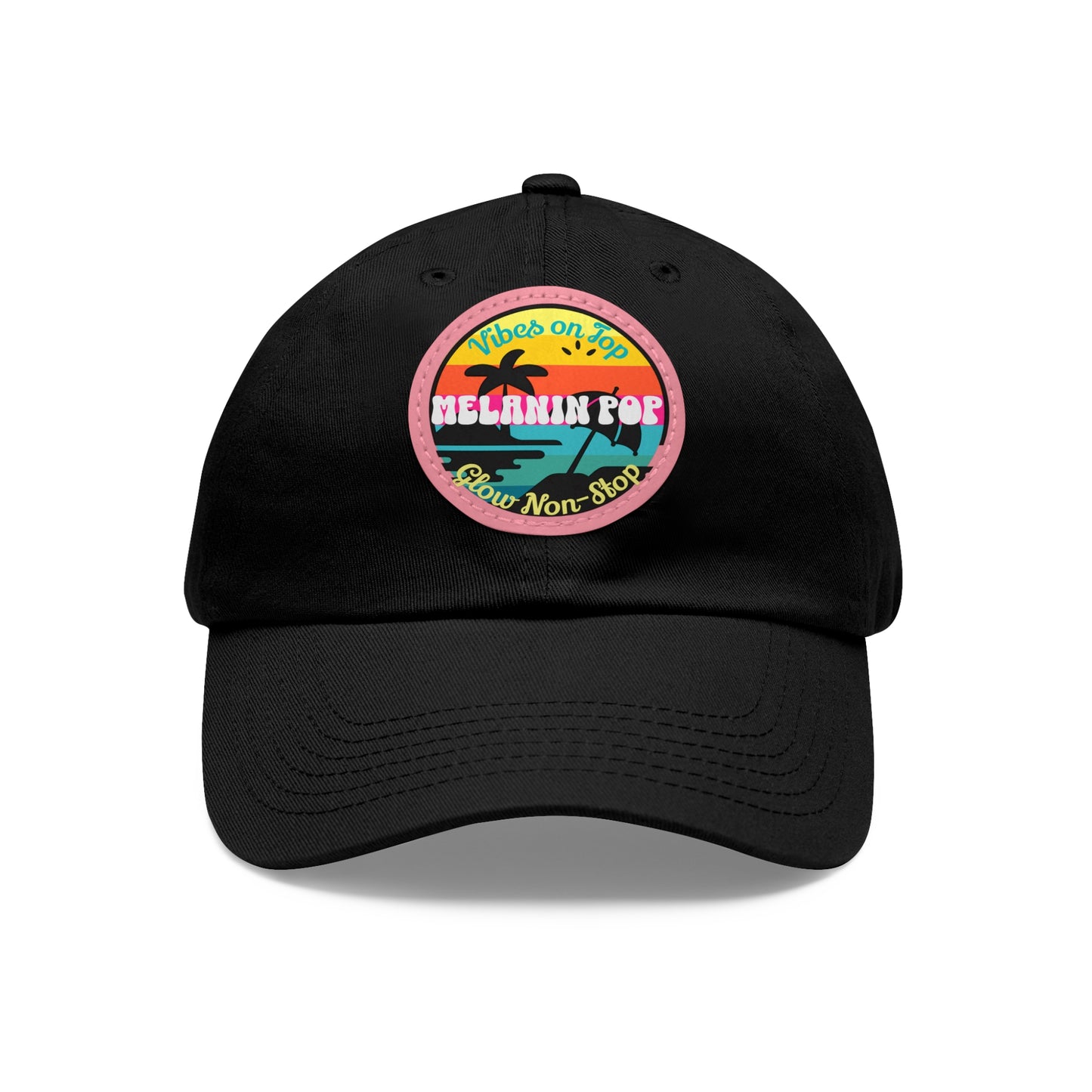 Sandy Toes | Dad Cap - Melanin Pop with Leather Patch, various colors