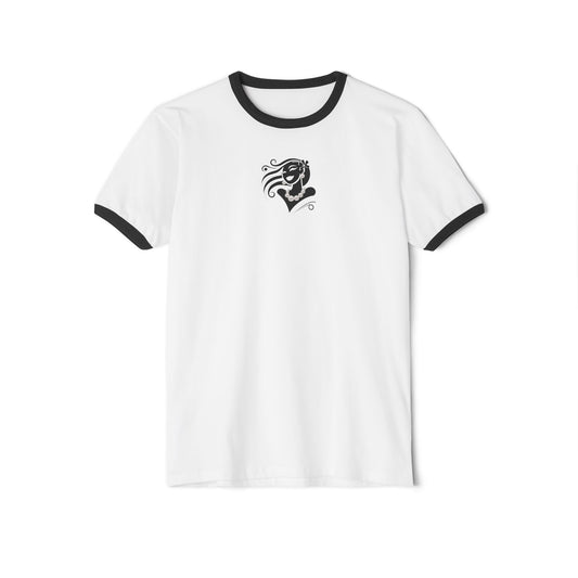 Pearls & Curls6| Plain Ringer Tee (heather grey or white)