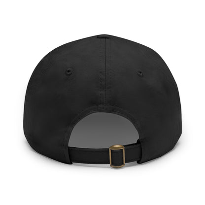 Sandy Toes | Melanin Pop Round Leather Patch Dad Cap (multiple colors)