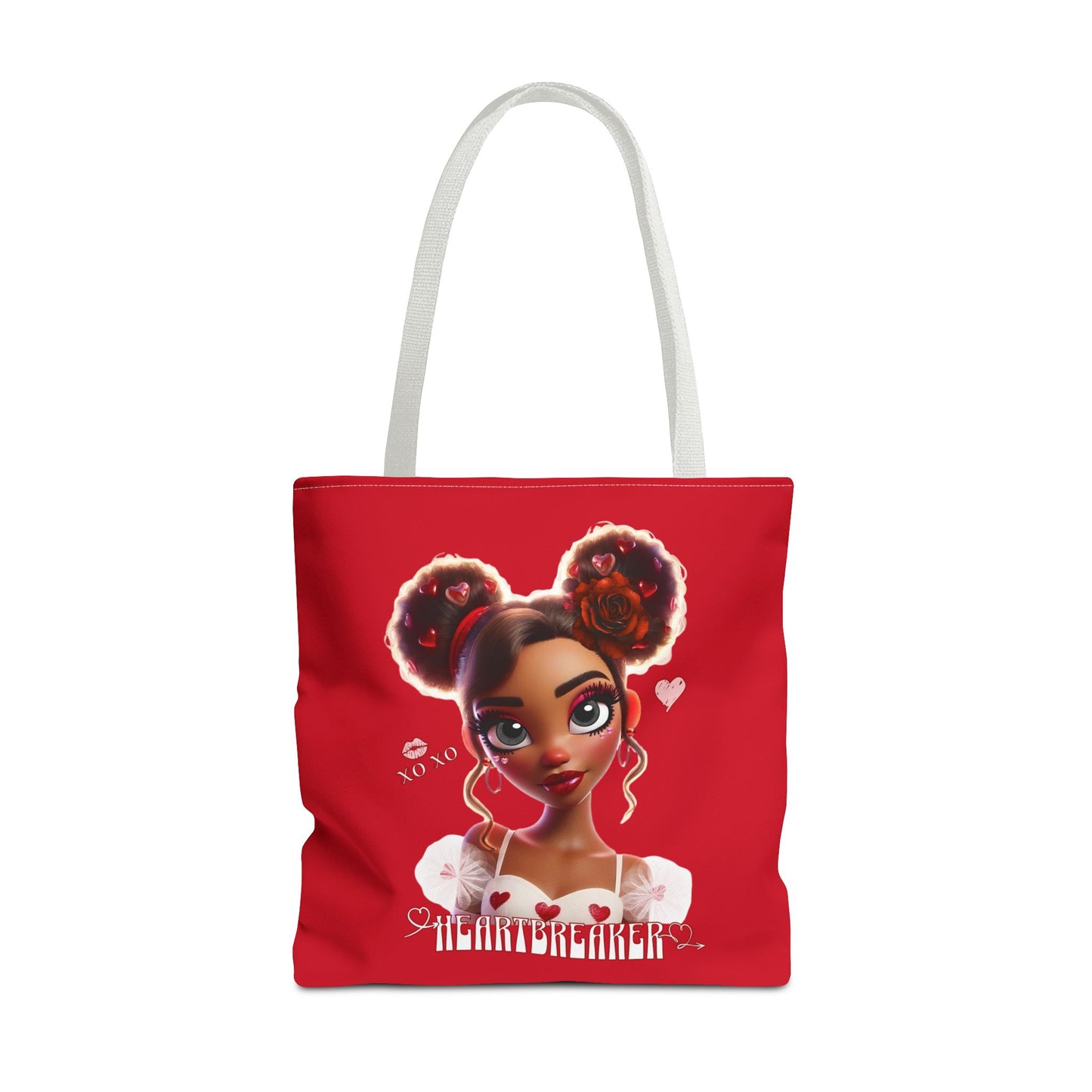 Heartbreaker 3 | Cherry - Tote Bag, two-tone (multiple sizes/handle colors)