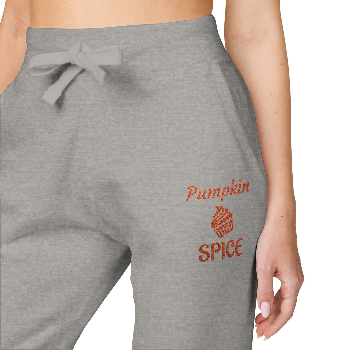 Harvest Haze | "Pumpkin Spice" Embroidered Sweatpants