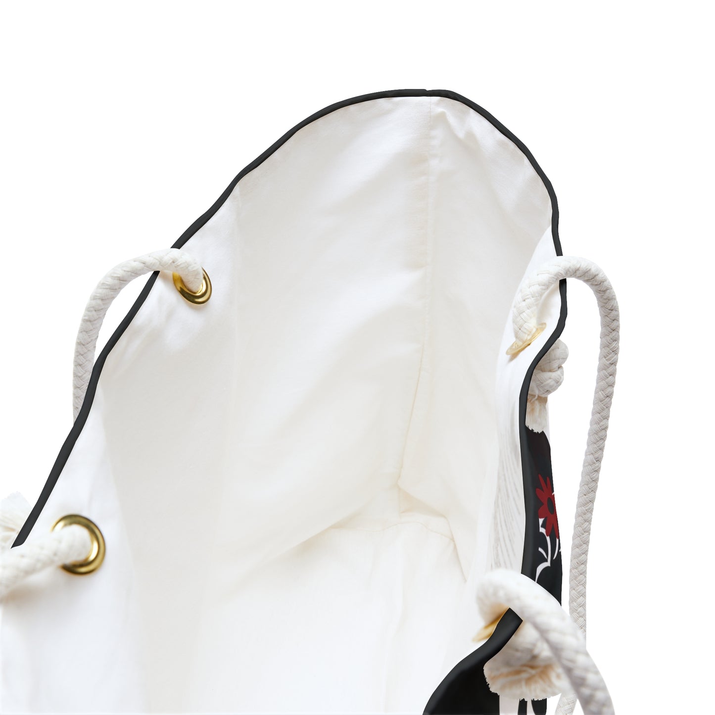 Pearls & Curls5 | Black - Two-Sided Weekender Bag