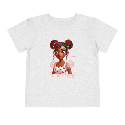 Heartbreaker Girl | White Typography - Tee, short sleeve toddler