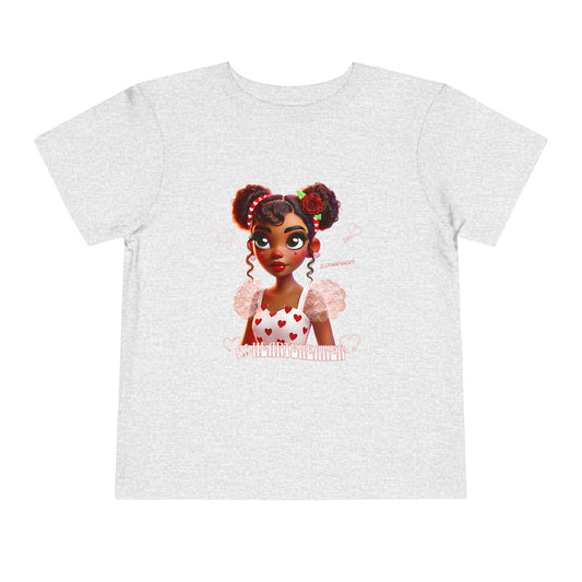 Heartbreaker Girl | White Typography - Tee, short sleeve toddler