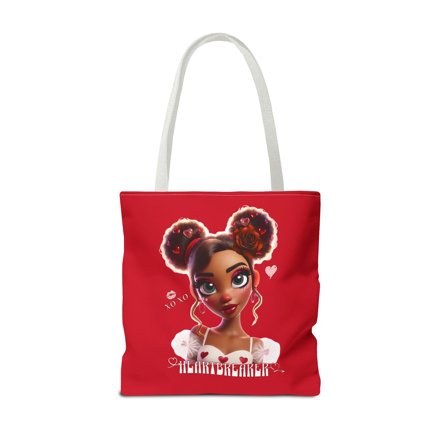 Heartbreaker 3 | Cherry - Tote Bag, two-tone (multiple sizes/handle colors)
