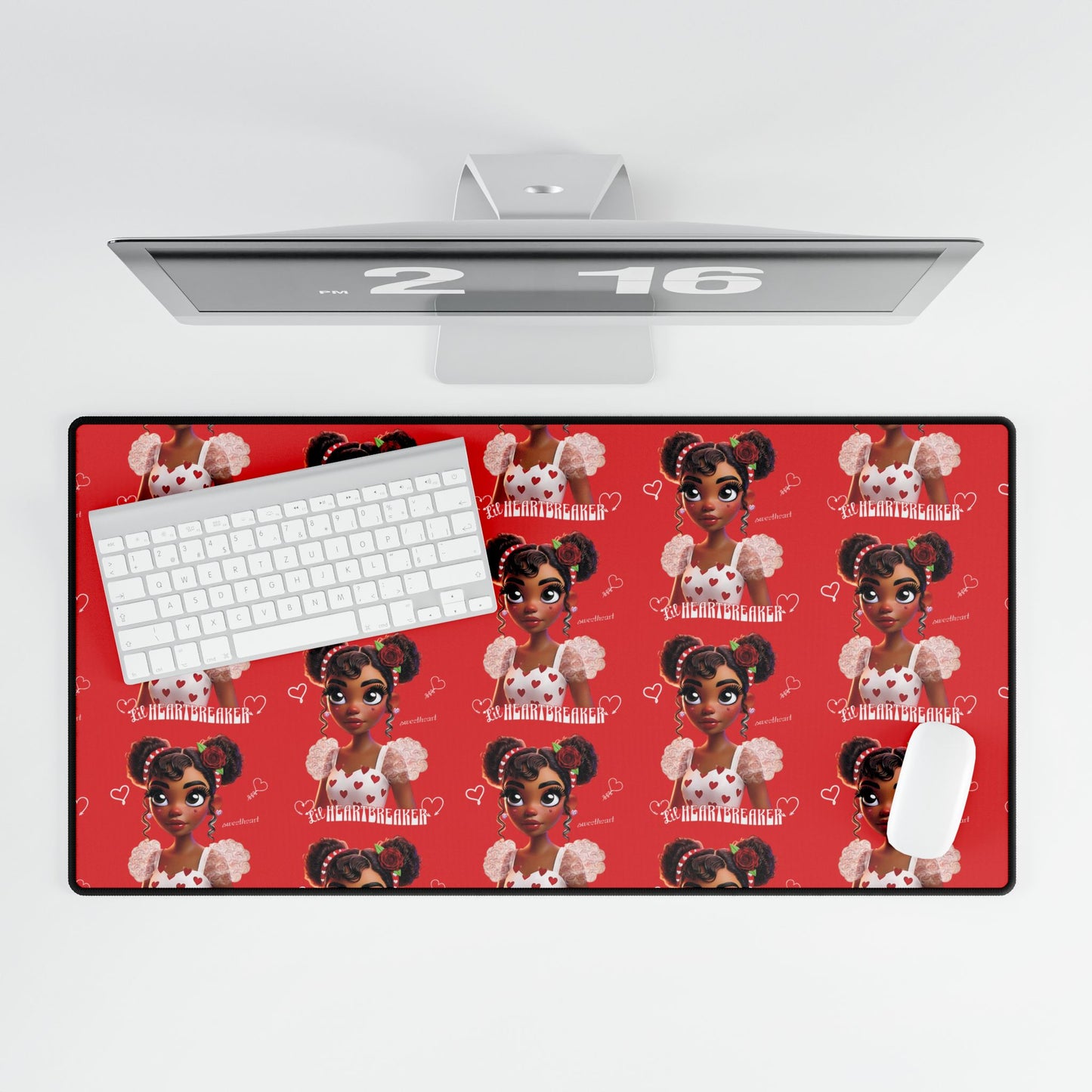 Heartbreaker Girl | Apple - Desk Mat (multiple sizes)