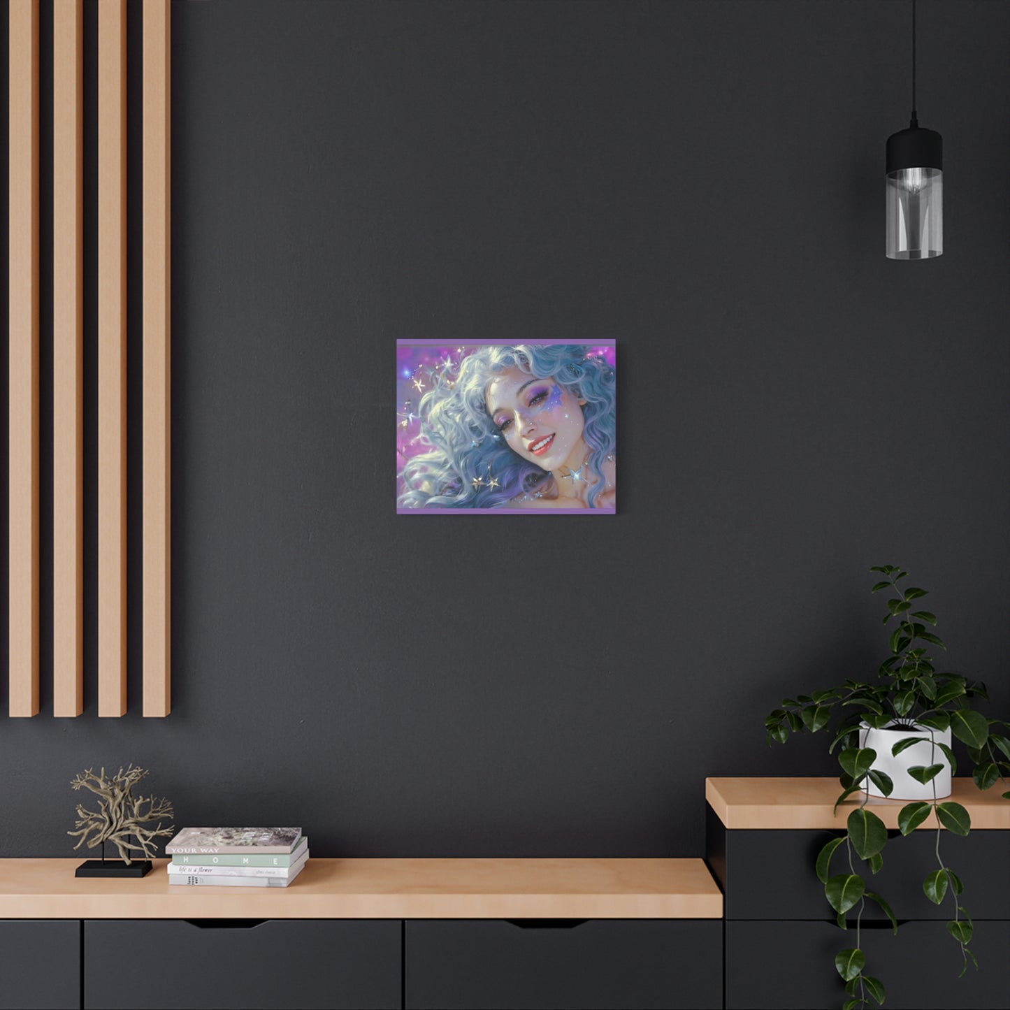 Winter Fantasy2 | Celestial Maiden Starlight Matte Canvas Print
