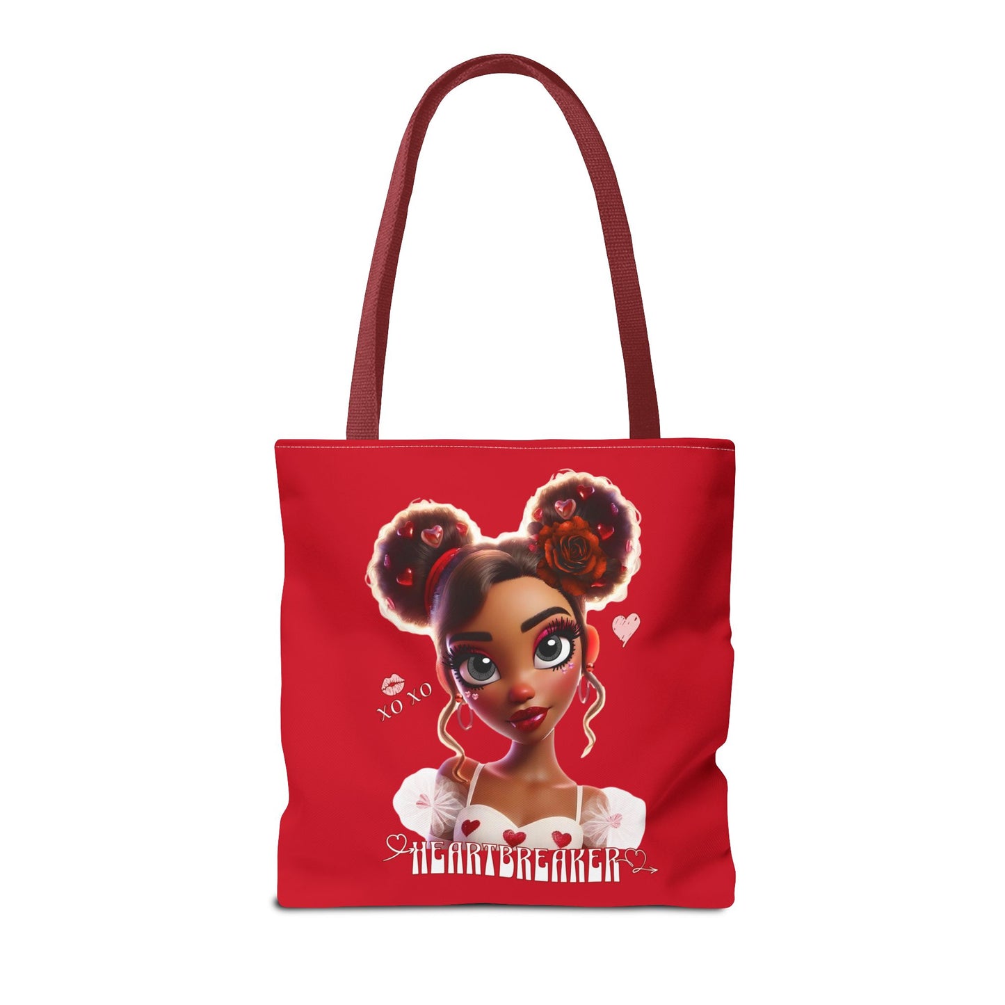 Heartbreaker 3 | Cherry - Tote Bag, two-tone (multiple sizes/handle colors)