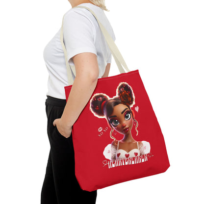 Heartbreaker 3 | Cherry - Tote Bag, two-tone (multiple sizes/handle colors)