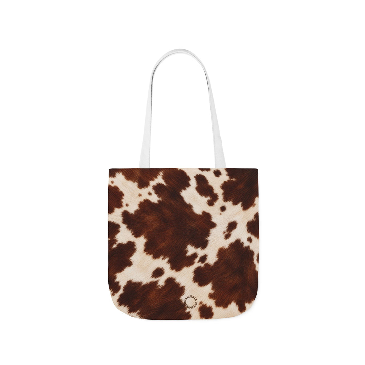 Cow | Brown & Cream Cowhide Canvas Tote Bag (3 sizes)