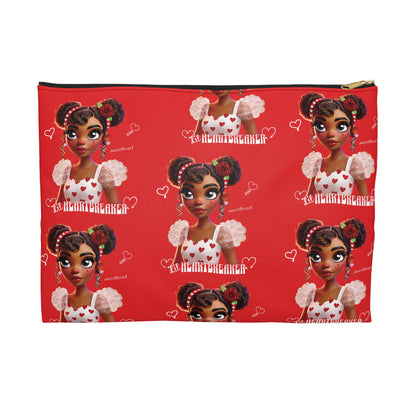 Heartbreaker Girl | Apple - Zipper Accessory Pouch (small/large)