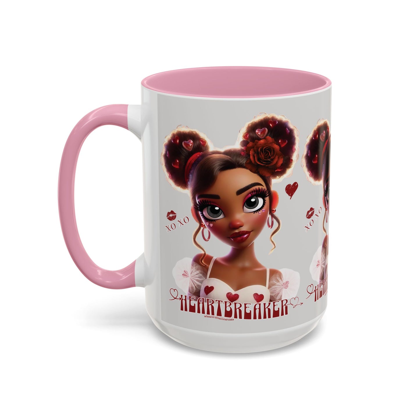 Heartbreaker 3| Ice - Coffee Mug, two-tone, 15 oz (multiple handle colors)