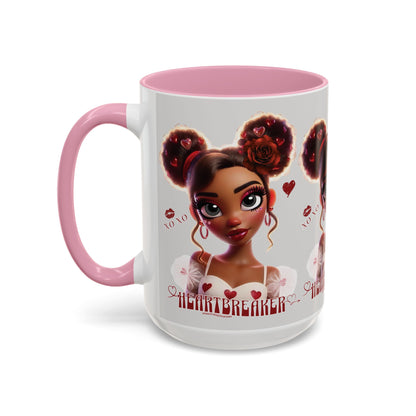 Heartbreaker 3| Ice - Coffee Mug, two-tone, 15 oz (multiple handle colors)