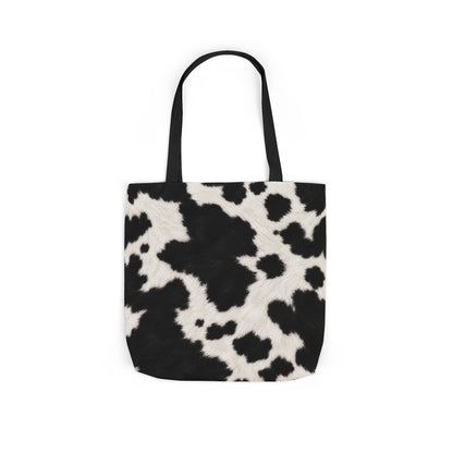 Cow | Black & White Cowhide Canvas Tote Bag (3 sizes)