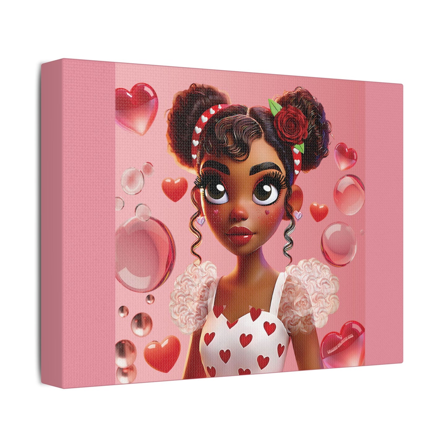 Heartbreaker Girl | Bubblegum - Canvas Print, satin (multiples sizes)