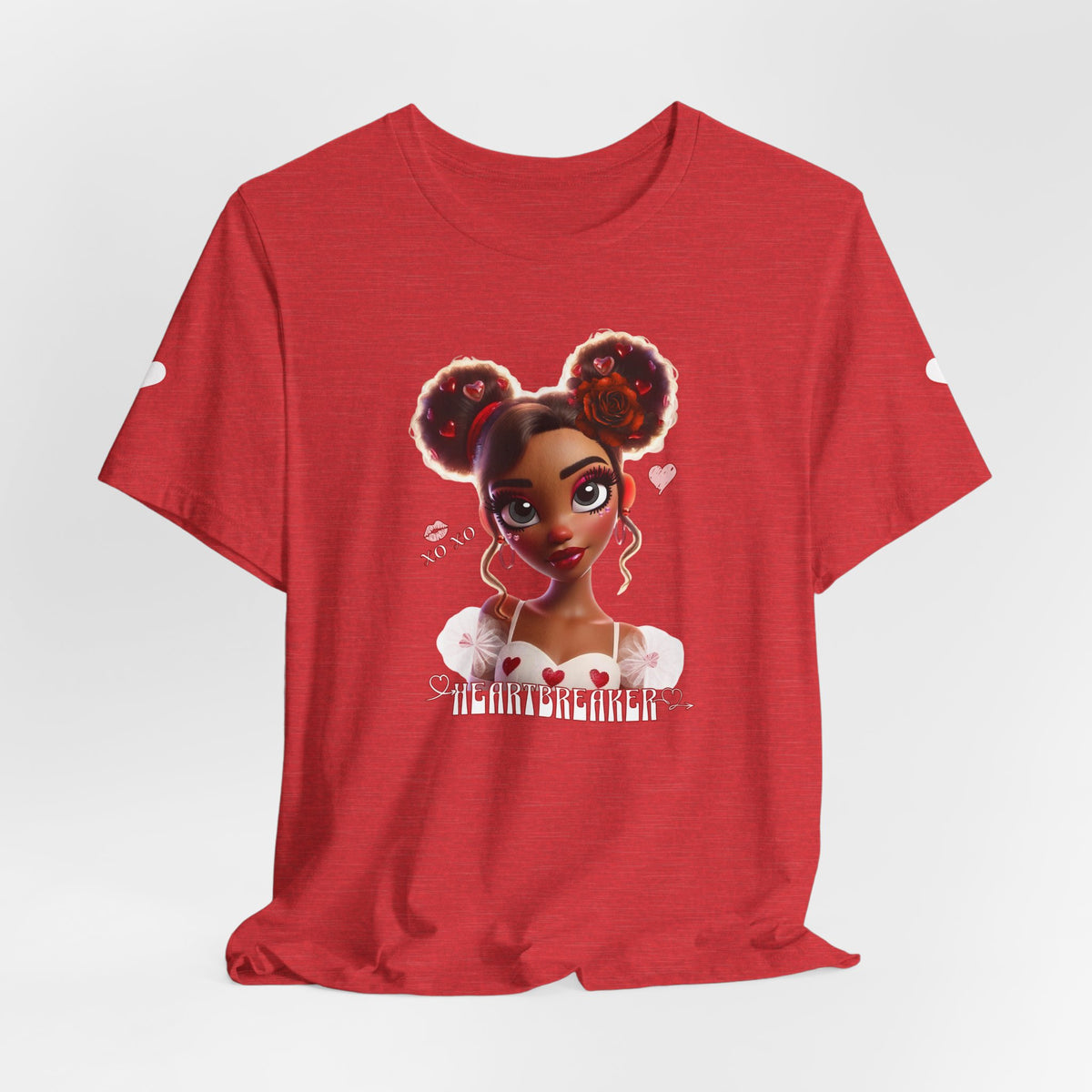 Heartbreaker 3 | Graphic Tee - Cute Afro Puff Girl