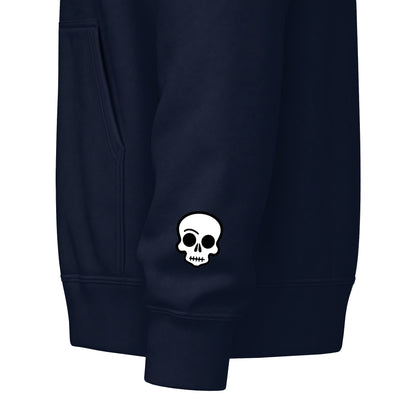 Harvest Haze | Spooky Season Gaphic Icons Zip Hoodie (front and back design)
