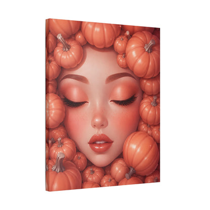Harvest Muse4 | Harvest Glow, Stretched Satin Canvas Wall Art