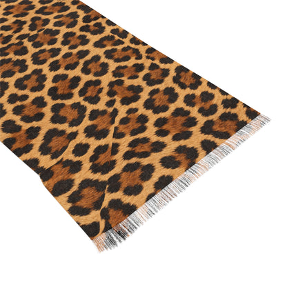 Leopard | Leopard Print Light Scarf — Sheer Animal Print Fashion Scarf