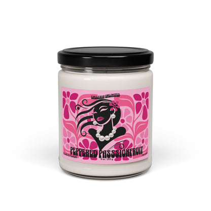 Pearls & Curls6 | Peppered Passionfruit- Soy Candle (9oz)