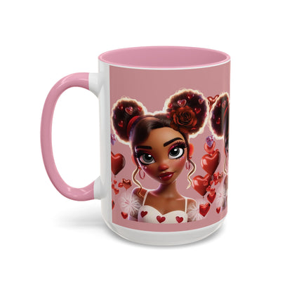 Heartbreaker 3| Cotton Candy - Coffee Mug, two-tone, 15 oz (multiple handle colors)