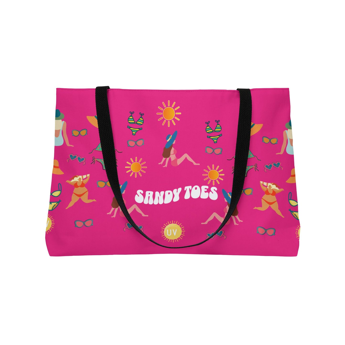 Sandy Toes | Weekender Tote Bag - Passionfruit2 (two sides)