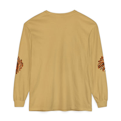 Tiger | Tiger Stripe Patch Long Sleeve T-Shirt (multiple colors)
