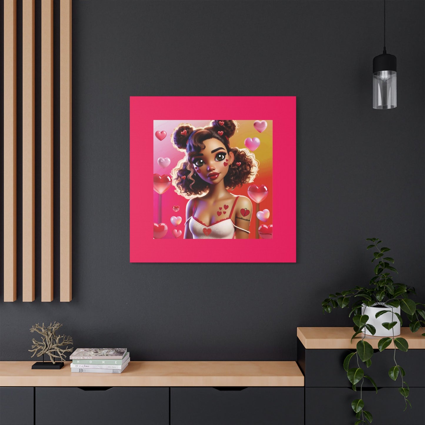 Heartbreaker 2 | Watermelon - Canvas Print, satin (multiple sizes)