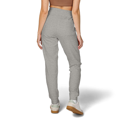 Harvest Haze | Maroon Embroidered 'Hot Chocolate' Sweatpants