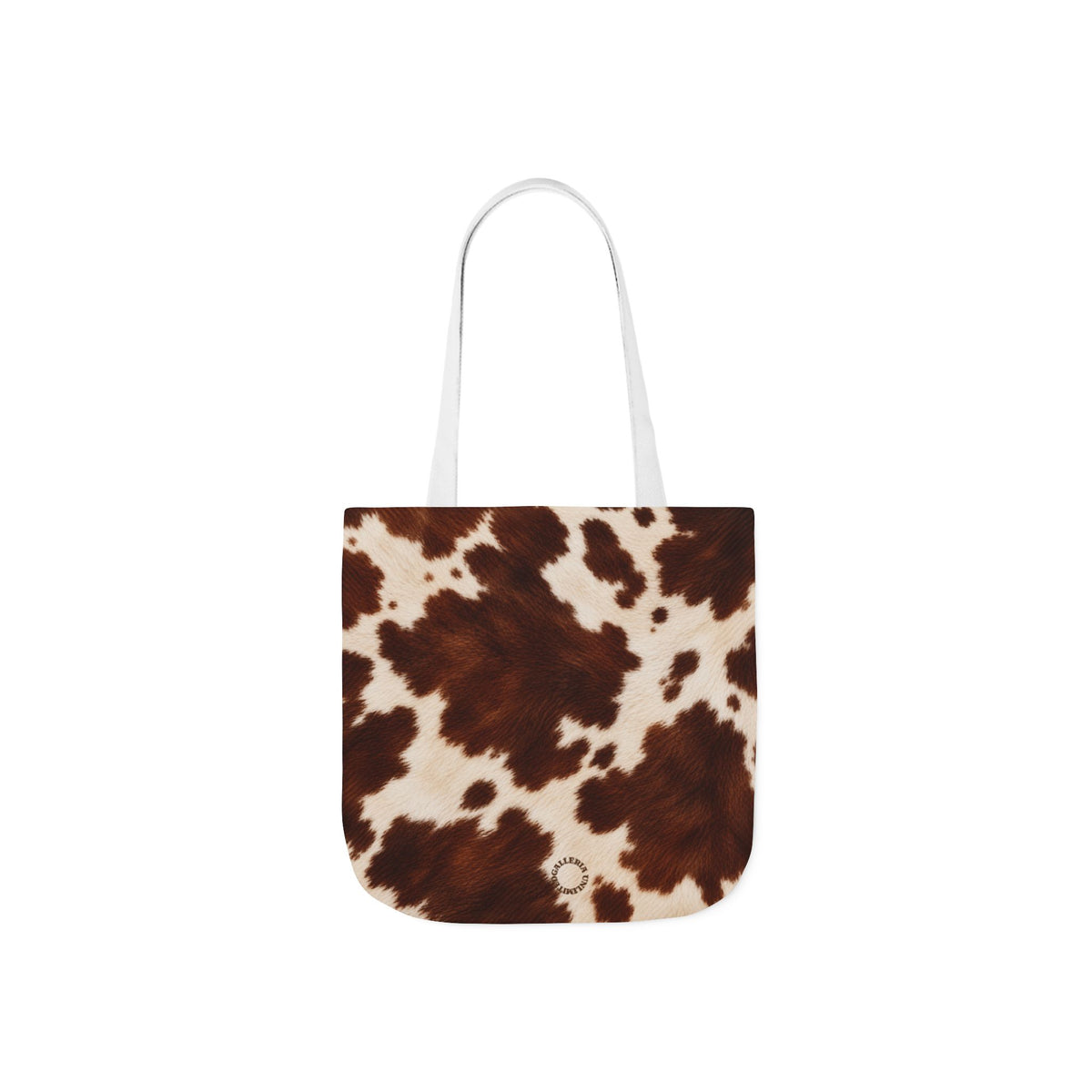Cow | Brown & Cream Cowhide Canvas Tote Bag (3 sizes)