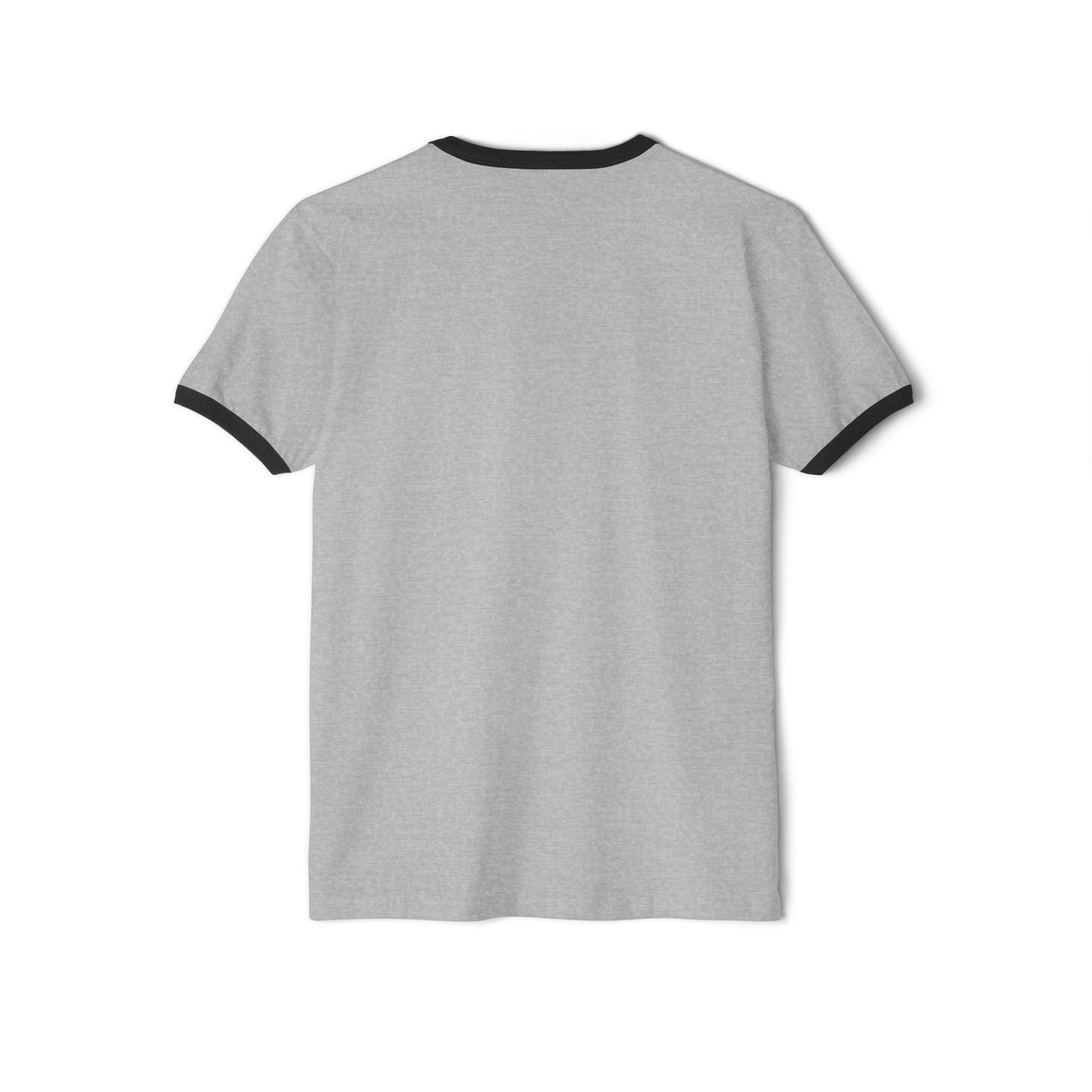 Pearls & Curls1| Plain Ringer Tee (heather grey or white)