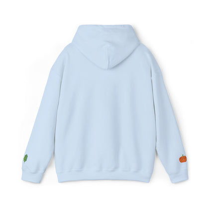 Autumn Harvest 3 | 'Grateful' Light Green Embroidered Fall Hoodie (multiple colors)