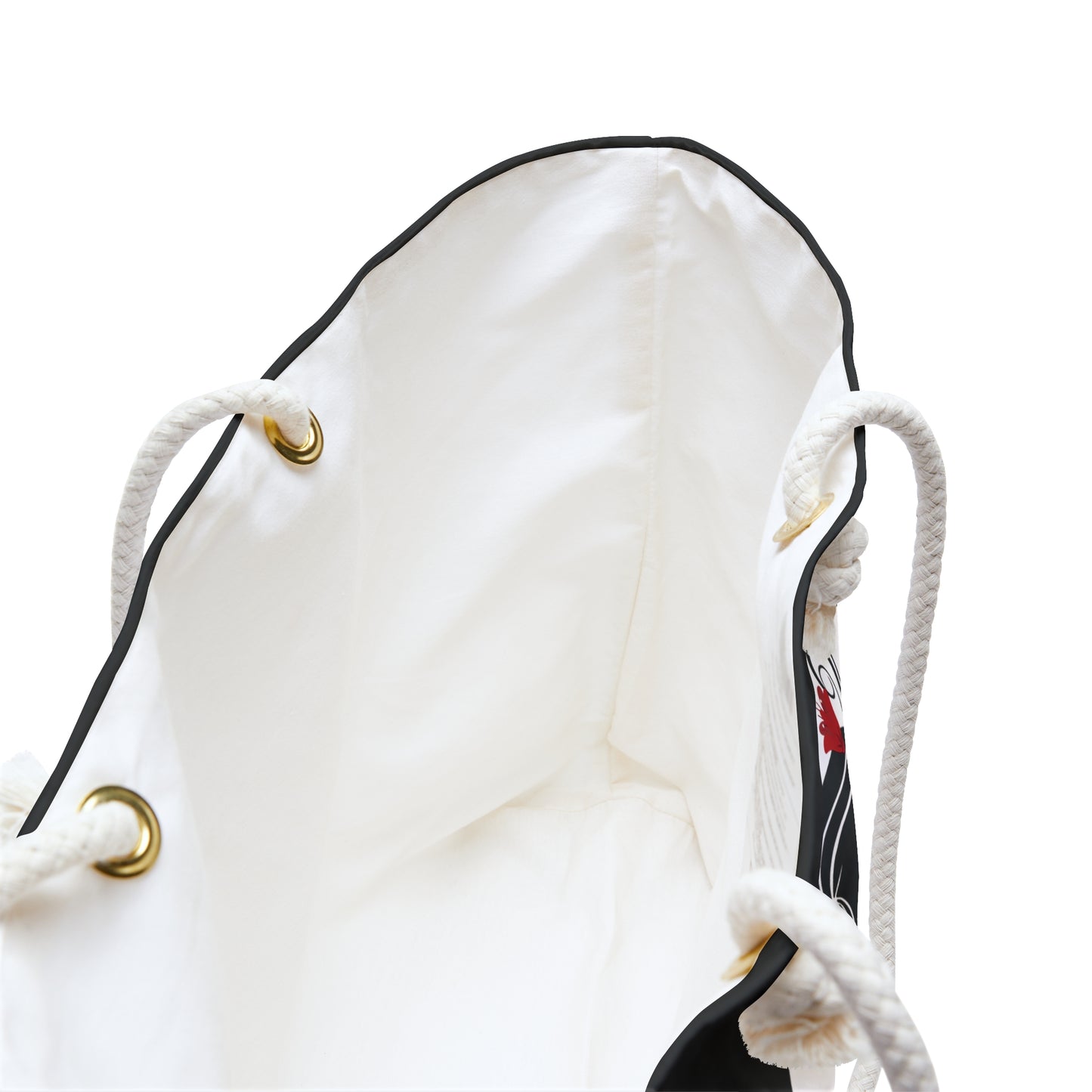 Pearls & Curls1 | Black - Two-Sided Weekender Bag