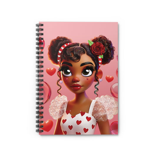 Heartbreaker Girl | Bubblegum - Spiral Notebook