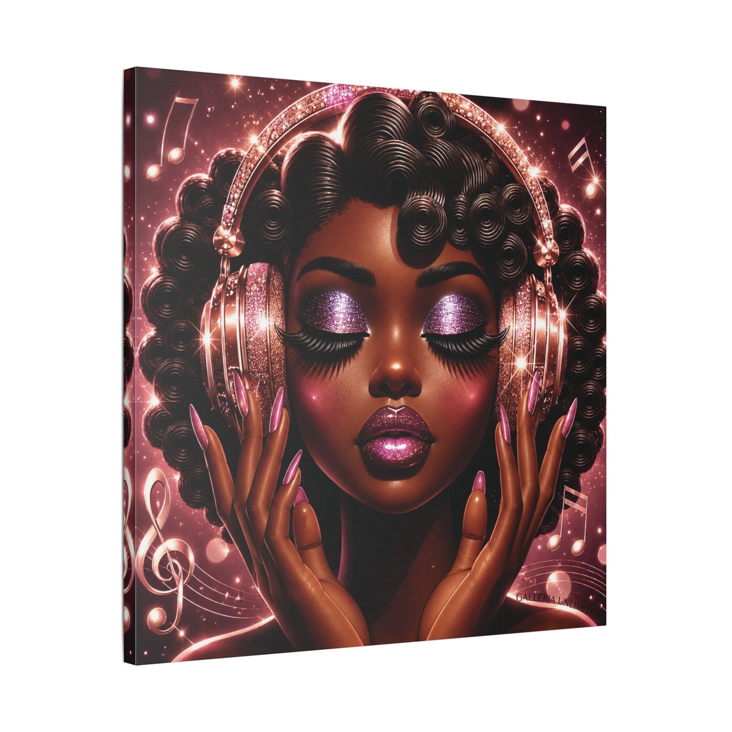 Soul in Stereo | The Sound, Satin Stretched Canvas