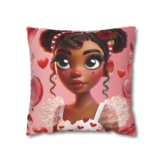 Heartbreaker Girl | Bubblegum - Pillowcase, square (multiple sizes)